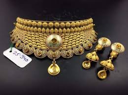 necklace 22 k care india gold jewellery