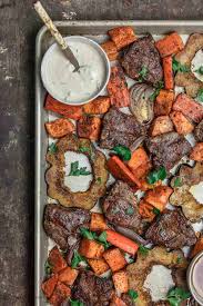 terranean baked lamb chops with