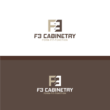 diseño de logo for f3 cabinetry form