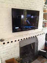 Vesta Tv Installation Over A Fireplace