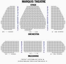 The Marquis Theatre Seating Chart Walter Kerr Theatre
