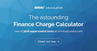 finance charge calculator
