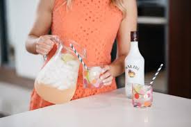 The basic ingredients are malibu rum and coconut flakes. Malibu Rum Summer Coconut Cooler Cocktail Recipe Bows Sequins