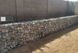 Gabion Wall Made From Galvanized Steel