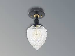 Clear Glass Vintage Ceiling Light 5