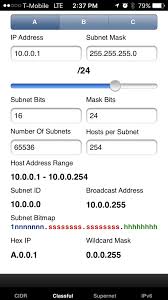 How To Calculate Network Subnets On Ios With This Free App