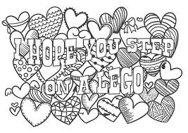 Cute Insult Calming Coloring Page With Ornaments By Paperbro Art