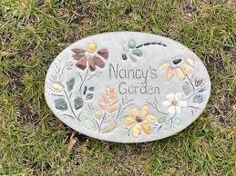 15 Oval Stepping Stone Personalized