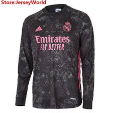 Get ready for game day with officially licensed real madrid jerseys, uniforms and more for sale for men, women and youth at the ultimate sports store. Real Madrid Third Long Sleeve Soccer Jersey 2020 2021 Jerseyworld On Artfire