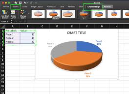 creating an excel pie chart 500
