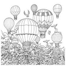 This coloring will provide an opportunity, if not to fly above the ground, then, armed with pencils and paints, to create their own. Hot Air Balloon Coloring Pages For Adult