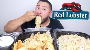 huge red lobster mukbang shrimp