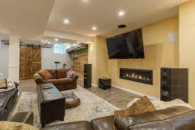Concrete floors make spills and cleanup simple, while. Top 15 Finished Basement Ideas Renovation Projects Designs