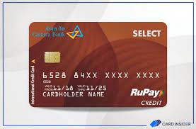 canara bank rupay select credit card
