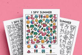 Saved by the classroom creative. Free Summer I Spy Printable Game Sheets For Kids Crazy Laura