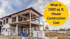 1000 Sq Ft House Construction Cost