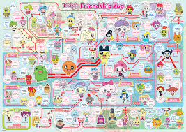Tamagotchi Friends Characters Map Virtual Pet Game