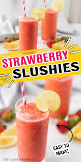 strawberry slushie recipe how to make