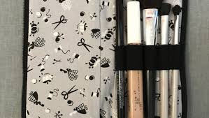diy makeup pouch threads