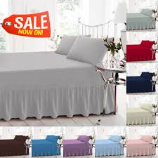 Extra Deep Fitted Valance Sheet Bed