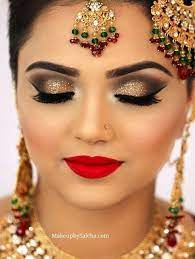 women muslim wedding makeup