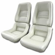 Corvette C3 Leather Seat Covers Oyster