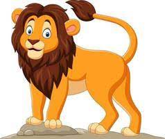 lion cartoon vector art icons and
