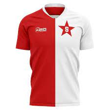 2020-2021 Slavia Prag Home Concept Fußball Shirt |
