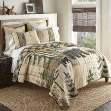 Donna Sharp Painted Bear Quilted Rustic
