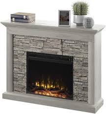Rustic Wall Mantel Electric Fireplace