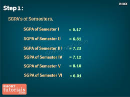 how to calculate cgpa from sgpa