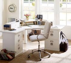 The hendrix smart technology desk for pottery barn is a prime example of the seamless joining of the past and future. Bedford Corner Desk With Drawers Pottery Barn