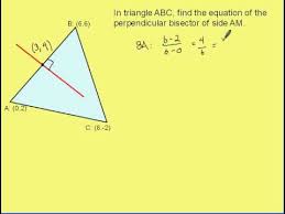 A Perpendicular Bisector In Triangle