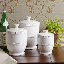 Most kitchen canister sets are very useful for storing food in the kitchen. Milford Dinnerware 3 Piece Kitchen Canister Set Reviews Birch Lane