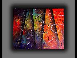 Colorful Abstract Painting Fun With
