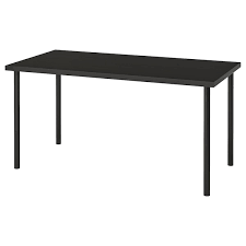 Linnmon tabletop mix and match your choice of table top and legs. Linnmon Adils Black Brown Black Table 150x75 Cm Ikea