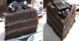 dark chocolate cake cakescote