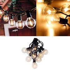 Promo 25ft G40 String Lights With Globe