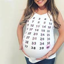 Amazon Com Maternity T Shirt Number Sign Baby Comeing