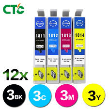 Us 4 22 12pcs 18xl Ink Cartridges Compatible For Epson Xp305 Xp402 Xp405 Xp102 Xp202 Xp205 Xp30 Xp305 Xp405 Xp212 Inkjet Printer In Ink Cartridges