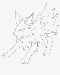 Opens in a new window; Sensational Jolteon Coloring Pages Lineart Color For Line Art Transparent Png 850x1080 Free Download On Nicepng