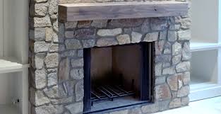 field ledge stone fireplace veneer