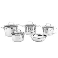 5 piece stainless steel cookware set