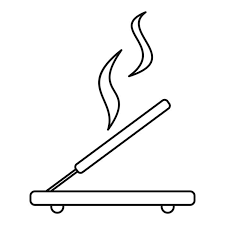 Incense Sticks Icon Outline