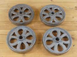 4 cast iron wheels cart factory farm