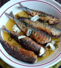 marinated sardines in oil vinegar and