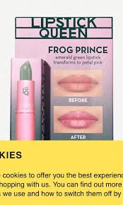 color changing lipstick frog prince