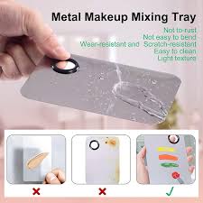 makeup mixing palette 64 silver 2pcs