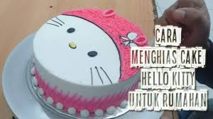Namun, adakalanya kue ulang tahun tidak . Cake Hello Kitty Cara Membuat Gambar Hello Kitty Sederhana Cocok Buat Anak Anak Youtube