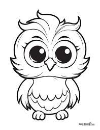 owl coloring pages 30 printable
